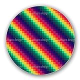 UneekeeレインボーチェスLazy Susanターンテーブルキッチンストレージ small (10 inch diameter) lss-pd18105