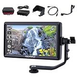 FEELWORLD S55 V3+ バッテリー+ キャリーケース 6インチ デジタル一眼レフカメラ フィールドモニター FHD 1920x1152 IPS LUT ビデオ ピーキング フォーカス アシスト 4K HDMI 8.4V DC 入力出力