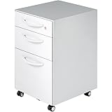 【メーカー配送・設置・組立】プラス キャビネット XF 3段キャビ D45cm XC-A046SC-3 ホワイト/シルバー 639028