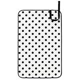 赤ちゃんにやさしい安心おむつ替えマット（日本製）　polka dot large（white）　B0804900　日本製