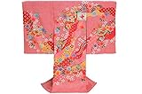 お宮参り 着物 女の子 初着 産着　om-l-276 【女の子用お守りフードセット，贈答用化粧箱，きもの保存用たとう紙 プレゼント！】