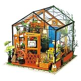 つくるんです® 日本語説明書付 DIY ミニチュアハウス ドールハウス DGシリーズ (フラワー)