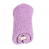 NaiFei新生児の写真写真プロップストレッチラップ糸布ブランケット (ラベンダー)