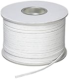 オーナンバ 300V ビニル平形コード VFF 0.75SQ リール巻 100m 白