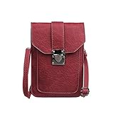 xhorizon TM SR Stylish PU Leather Crossbody Single Shoulder Messenger Bag Phone Pouch Wallet with Sh