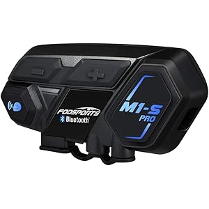 FODSPORTS バイク インカム M1-S Pro 最大8人同時通話 Bluetooth4.1 強い互換性 連続使用…