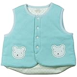 《H29年春物》(日本製) Pample Mousse(パンプルムース) ミニドビー接結動物ワッペン付き胴着 50cm ~ 70cm /MI NO.DP-71515