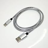 エスエスエーサービス USB2.0対応 A(オス) - Type-C(オス) 高耐久スチールプロクターケーブル [ 100cm ] SU2-TC100SJ …