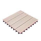 人工木　ウッドパネル　タイプB　27枚セット　ナチュラルレッド