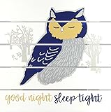 Linden Ave壁飾りave10024 Good Night Sleep Tight