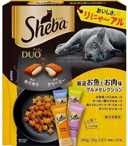 シーバ DUO 海の幸セレクション 200g×10 ×29箱 Amazon | Sheba シーバ デュオ 厳選海の幸セレクション 200g×3