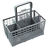 spares2goカトラリーバスケットケージfor Hotpoint食器洗い機（取り外し可能ハンドル、240 mm x 135 mm 125 mm