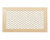 軒天換気グリル 標準（網なし）ホワイトクリーム SK-NP-200x400 新協和