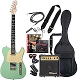 Photogenic フォトジェニック エレキギター 初心者入門 エントリーセット TLタイプ サーフグリーン TL-180/SFG [ソフトケース/シールド/アンプ/チューナー/ストラップ/ピック/ピックケース/弦/ワインダー/教則DVD/調整用レンチ付属]