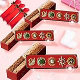 【厳選国産素材使用】赤3缶セット 父の日 ギフト スイーツ 人気 米粉チョコグリッド チョコレート クランチ お洒落 個包装 可愛い ギフト クッキー缶 ミルク ホワイトチョコレート プレゼント お菓子 (カーネリアン 赤色 3缶)