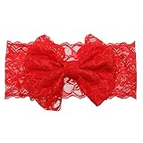 Domybestベビー ヘアバンド キッズ 子供 リボン 柔らかいレース カチューシャ 髪飾り ヘアアクセサリー 女の子 新生児 赤ちゃん 出産祝い 内祝い お宮参り 誕生日 100日記念 こどもの日