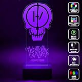 cmlart Twenty One Pilotsロゴ3dランプ夜間マルチカラー変更RGBリモートコントロールBestギフトNight Light LED家具デスクテーブル照明ホーム装飾おもちゃ CML