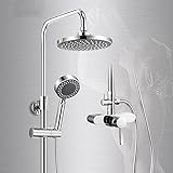 浴室の丸い銅の蛇口を隠してシャワーを壁掛け式シャワーシャワーセット