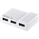 バッファロー BUFFALO 電源連動節電機能付き 4ポートセルフパワーハブ ホワイト BSH4AE12WH