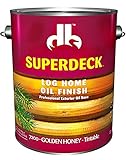 Superdeck 72004 Log Home Oil Finish, Golden Honey Gallon [並行輸入品]