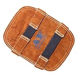 B Blesiya 溶接保護シールド　安全手袋　耐火性　断熱　やけど防止　作業グローブ 人工牛革　　　　