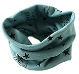 (ヤブアンドセド) YAB & CED ベビー キッズ ネックウォーマー スター柄 (グリーン)