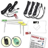 【GPS 一体型 L型 フィルム アンテナ & ケーブル セット】GPS フィルムアンテナ イクリプス VR1 アンテナコード & GPS一体型 & L型 フィルムアンテナ4枚セット AVN339M AVN668HD AVN778HD AVN669HD AVN770HDmkII AVN7500S AVN7500 AVN660HD AVN770HD AVN660HDmkII AVN978HDTV AVN978HDTVmkII AVN779HD トヨタ / ダイハツ / イクリプス ディーラーオプションナビ 地デジ/ワンセグ 接着用両面テープ付き！ 取説付き！簡単取り付け！純正端子取付可能 補修用 アンプ コード 張り替え 載せ換え 複合 車 ナビ テレビ フロント