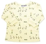 マックザヤック(Mak the yak) 長袖 Tシャツ 出産祝い ベビー 新生児 ギフト プレゼント NY発 （アヒル 全体柄） 12-18M(90cm) 【ラッピング無料】 正規代理店