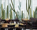 bzdhwwhモダンアート壁紙Hand Painted Cactusハンドペイント花植物ファミリリビングルームインテリア3d壁紙壁画 6949265119611