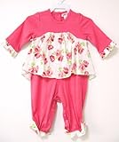 BABY NAY (ベビーネイ) ラッフル ロンパース Ruffle Romper LEOPARD ROSE (9M) 【並行輸入】