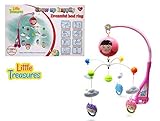 [リトルトレジャー]Little Treasures Fun Character Baby Mobile with Music, Battery or A/C Operated Ages 0+ 777