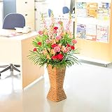 スタンド花　スクエアタイプ　Ｓサイズ（ピンク系）　【お届け日指定ＯＫ】＜　開店祝い　出演祝い　楽屋花　誕生日のプレゼントに　＞