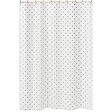 Sweetジョジョデザインゴールドとホワイトスター浴室ファブリックバスシャワーカーテンfor Celestialコレクション