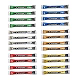 Cyalume SnapLight 6 Industrial Grade Light Sticks, Glow Sticks, Multi-Color 24 Pack (Green, White, R