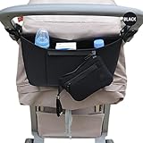 LINSAM ベビーカー ドリンク ホルダー ネット バッグ 多機能小物入れ ベビーカーバッグ 収納 ベビーカー 保冷バッグ ベビーカー用バッグ 保温防滴 マザーズバッグ ストローラー ベビーカー用 