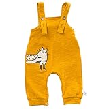 ベビーサスペンダーズパンツ漫画猫プリントコットンロングパンツ (73, ジンジャー)