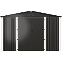 Amazon | 物置 組立式 屋外 大型 倉庫 おしゃれ 幅290奥行230高