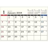 ユナイテッドビーズ 2018年 カレンダー 壁掛け A4 Dタイプ CL181-D-A4