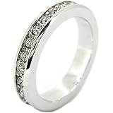 リング フルエタニティ スワロフスキー クリスタル シルバー 10号 ジュエリー アクセサリー 指輪 ring レディース ギフト プレゼント 誕生日 記念日 クリスマス バレンタイン ホワイトデー