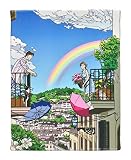 わたせせいぞうミニキャンバス「虹色のHappy Time」