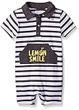Absorba baby-boysレモンスマイルロンパース カラー: ホワイト