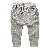 碇マーク パンツ ボーイズ ガールズ 男女兼用 90㎝ ベビー グレー ダークグレー ネイビー マリン 長ズボン (グレー)