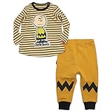 BOO FOO WOO 【BOO HOMES】PEANUTS BABYセットアップ(チャーリーブラウン) イエロー 90