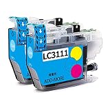 ブラザー用LC3111C互換インクカートリッジ (B3111Cインク) シアン/大容量/残量表示/個包装/2本セット [対応機種]:DCP-J972N / DCP-J973N-W/B/DCP-J978N / DCP-J572N / DCP-J577N / MFC-J893N / MFC-J898N / MFC-J998DN/DWNなど