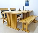 ダイニングテーブルセット 4人掛け 無垢材 ダイニングテーブル 4点セット ダイニング4点セット ベンチ 幅150 ダイニングセット 4人用 ダイニング 回転チェア ASA-106-F (ナチュラル)