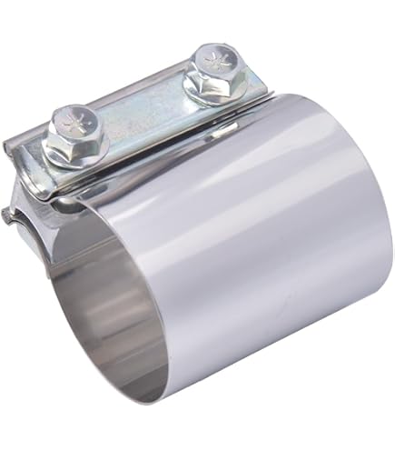 45mm / 1.75" Round Exhaust Clamp Bracket – Stainless Steel Box Strap – Exhaust Parts UK