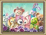 ダイヤモンドアート AN-diaart キット スクエアビーズ A3 樹脂 レジン 虫メガネ 子供 キャラクター AM-475