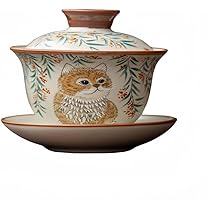Amazon.co.jp: 手绘蓋碗 中国茶器セット 茶碗 セラミック景徳鎮