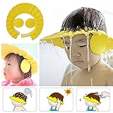 シャンプーハット　シャワー用防水帽　子供のため　赤ちゃん　 ベビー　調節可能　安全保護　シャワー帽子