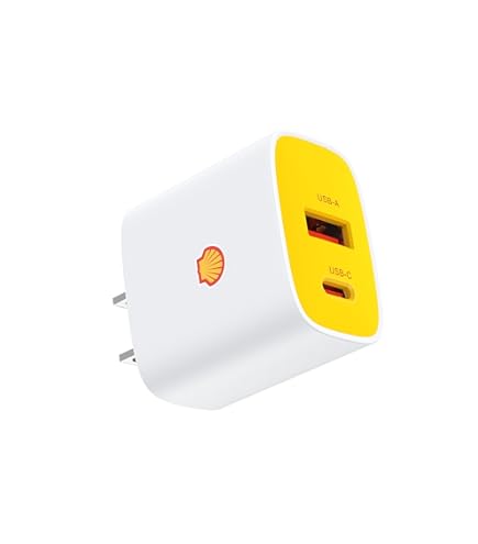 Amazon | Shell 充電器 30W 2ポート（USB-C+USB-A）Type-C PSE認証済